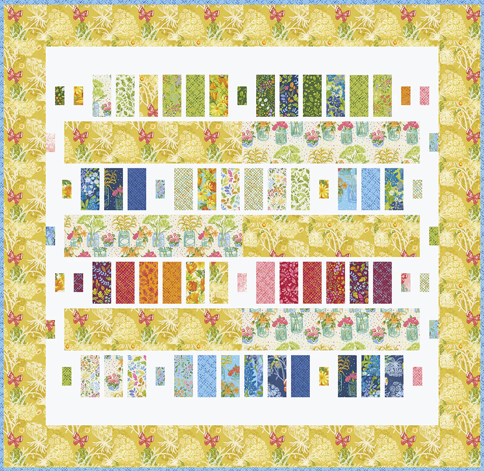 BAR HOP Quilt Pattern (printed booklet) by Robin Pickens in Lap, Queen sizes - Image 4
