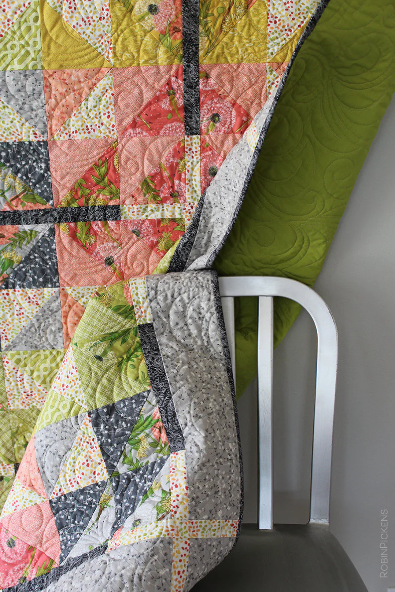 FARMHOUSE CROSSING Digital PDF Quilt Pattern by Robin Pickens / Twin and Lap/Wall size - Image 3