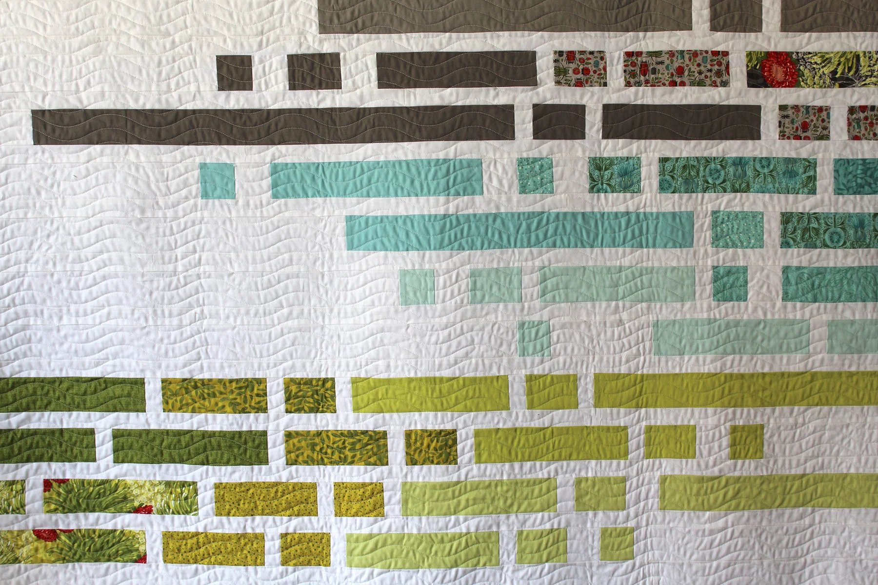 Equalizer Digital PDF Quilt Pattern by Robin Pickens /layer cake jelly roll precut/ easy modern quilt/full-double 76" x 85" - Image 3